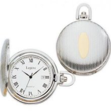 Legere BPW-809-R Two-tone pocket watch Roman Numeralsand#44; date