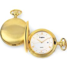 Legere Pocket Timepieces Yellow Gold Pocket Watch with White Dial