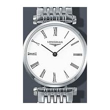 Longines La Grande Classique Mini Roman 24mm Watch - White Dial, Stainless Steel Bracelet L42094116 Sale Authentic