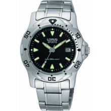 Lorus Men's Quartz Watch Rxd87bx9 With Metal Strap