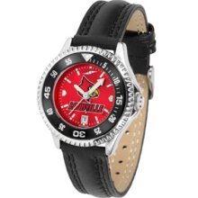 Louisville Cardinals Womens Leather Anochrome Watch