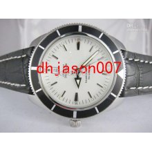 Luxury Automatic Superocean White Dial L Watch Dive Leather Mens Wat