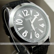 Luxury Quartz Hours Analogue Best Dial Black Rubber Men Wrist Watch Wg076