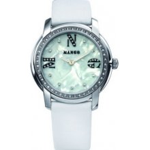 Mango Qm781.39.02 Ladies Green Watch Rrp Â£77.35