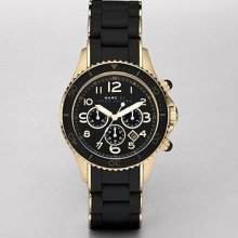 Marc By Marc Jacobs Mbm2552 Rock Chrono Silicone Wraped Watch