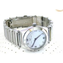 Marc By Marc Jacobs Jorie White Dial Crystal Silver Band Watch Mbm3052