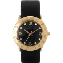 Marc Jacobs Amy Strap 36MM Adult Unisex Watches - black