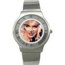 Marilyn Monroe Stainless Steel Watch For Sport Men Wristwatch Fashion