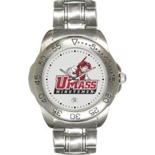 Massachusetts Minutemen Men's Gameday Sport Watch with Stainless Steel Band