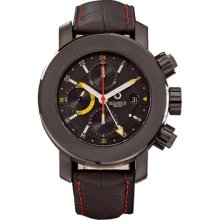 Meccaniche Veloci Men's W307GMTT4_247 Automatic Chronograph Black ...