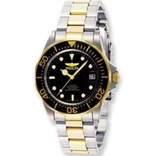 Mens Invicta Pro Diver 2-tone Black Dial Watch Xwa3925