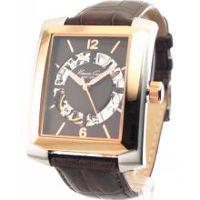 Mens Kenneth Cole Leather Automatic Watch KC1454