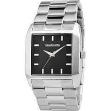 Men's Lambretta Watch Black Dial Silver Stainless Steel Bracelet 2140/bla