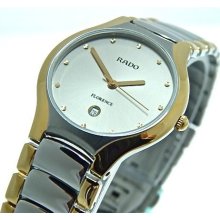 Men's Rado Florence Watch Two Tone Band, Grey Dial