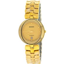 Men's Rado Florence Watch R41694253 Gold Tone In A Box .