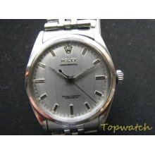 Mens Rare Rolex Oyster Perpetual Chronometer Circa 1950s, Caliber 6614, Ss+band