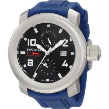 Men's Sea Hunter Russian Diver Chronograph Stainless Steel Case Blue Rubber Brac