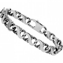 Men's Stainless Steel Mariner's Bracelet 8.5