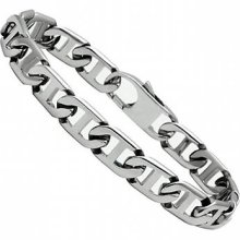 Men's Stainless Steel Mariner's Bracelet 8.5