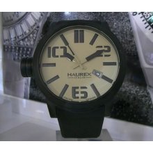 Men's Watch Haurex Mod.turbina Ref.1n377ucn Italian Design