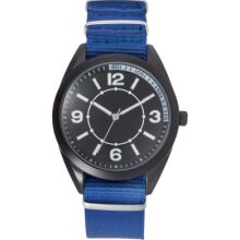 Merona Men's Strap Watch - Blue