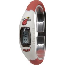 Miami Heat wrist watch : Deuce Miami Heat Red-White NBA Silicone Digital Watch