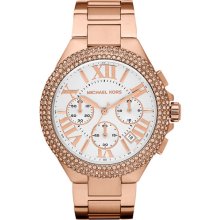 Michael Kors 'Camille' Chronograph Bracelet Watch, 43mm Rosegold