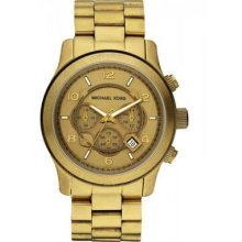 Michael Kors Men's Bronze Tone Stainless Steel Case Chronograph Quartz