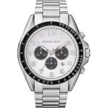 Michael Kors Men's Mk8254 Bradshaw Silver Watch