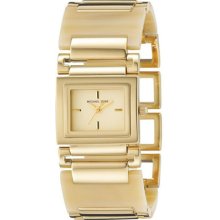 Michael Kors Mk4228 Gold Tone Horn Bracelet Ladies Latest Watch