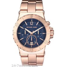 Michael Kors Mk5410 Chronograph Dylan Rose Gold-tone Stainless Steel