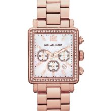 Michael Kors MK5571 Watch Hudson Ladies - White Dial