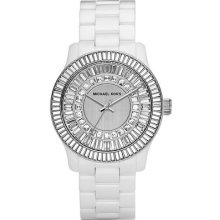 Michael Kors Women's White Ceramic Watch Mk5361 Refurbished 2yrwrrnty