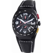 Montres De Luxe Aviomens Avi-40-Cr-N/B-N Chronograph Black Watch ...