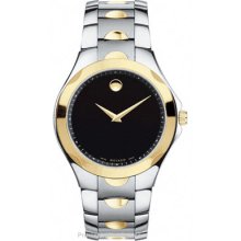 Movado Mens Luno Sport - Black Museum Dial - Two-Tone - Swiss Movement 0606381