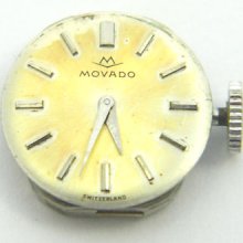 Movado Movement 2 Adjustments 5 1/2 X 6 1/2 Ligne 17 Jewel Runs