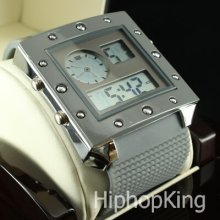 Multi Color Back Light Digital Watch Cee Lo Sporty Trendy Casual Wear Look