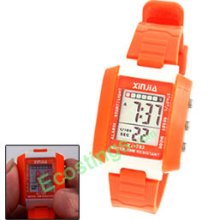 Multi-Function Kids Children's Orange Digital Sports Watch Gift