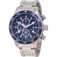 Nautica Men's Metal N24534G Silver Stainless-Steel Quartz Watch with