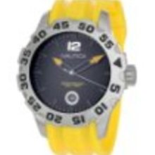 Nautica Men's N14604G BFD 100 Date Yellow and Black