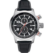 Nautica N18546g Mens Nct 400 Black Black Watch