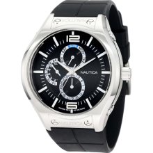 Nautica N19558G NMC 200 Multifunction Black Rubber Men's Watch