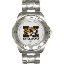 NCAA - Missouri Tigers Men's Sport ''Game Day Steel'' Watch