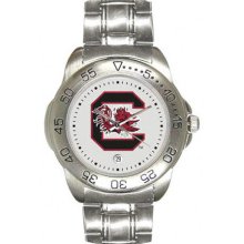 NCAA - South Carolina Gamecocks Men's Sport ''Game Day Steel'' Watch