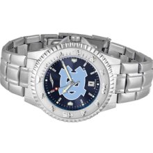 NCAA University of North Carolina Mens Stainless Watch COMPM-A-NCT - DEALER