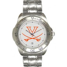 NCAA - Virginia Cavaliers Men's Sport ''Game Day Steel'' Watch