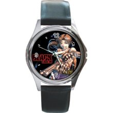 New Hot Black Lagoon Revy Gun Manga Anime Leather Watch wristwatch Gift