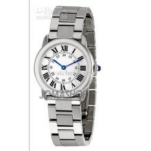 New Kdy Luxury Rondo Solo Silver Dial Quartz Roman White Stainless S