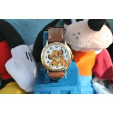 Nice Big 36mm Disney Lion King Watch By Timex Water Resistant Accurate Look