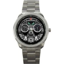 Ninja Speedometer Sport Metal Watch Gift model 32718271 - Gun Metal